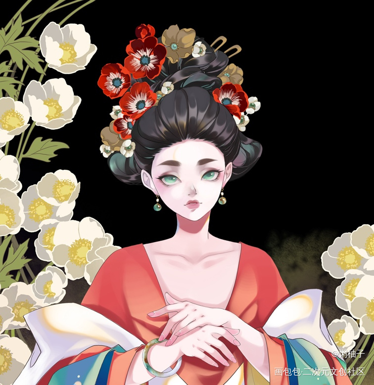 丽春牡丹锦_绘画作品