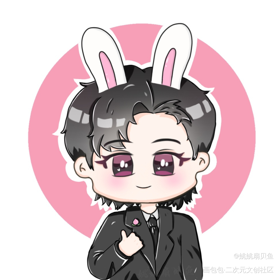 蒲猫猫和兔韬韬_郭文韬蒲熠星南北cp南北绘画作品