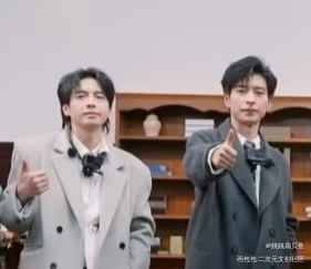 蒲猫猫和兔韬韬_郭文韬蒲熠星南北cp南北绘画作品