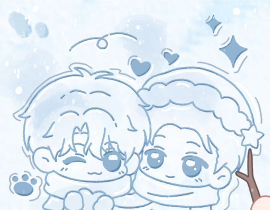 雪地画辛黎绘画作品