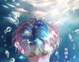 『七彩钻石』赵锦辛_绘画作品