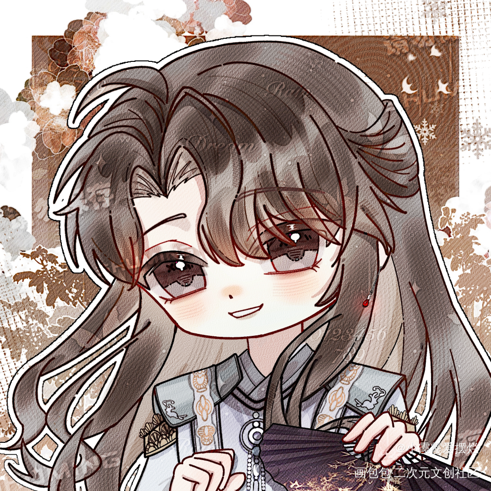 【将进酒】阒都第一美人的软萌时刻_将进酒沈泽川古风Q版板绘绘画作品