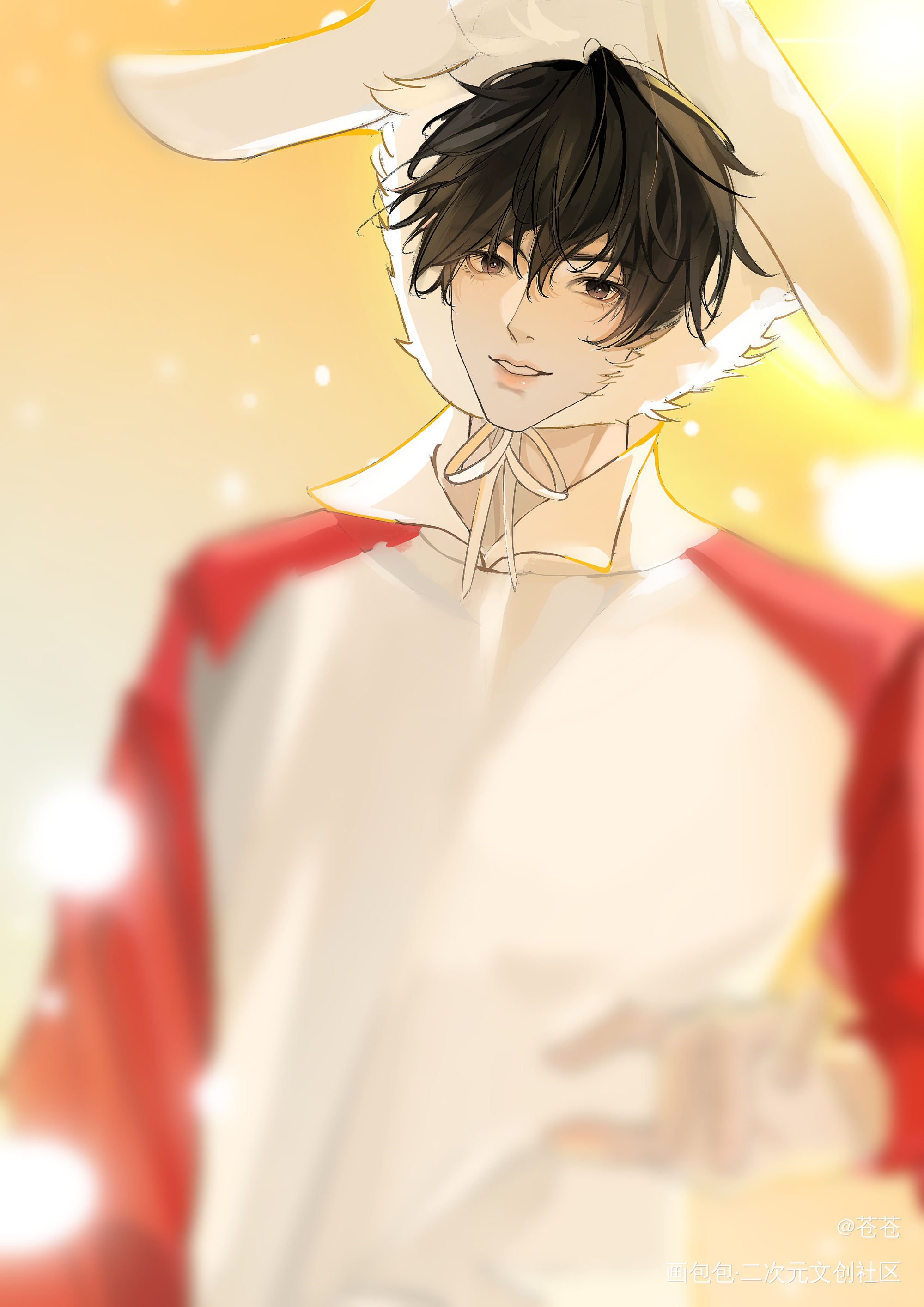 谁的白月光师兄_橹穆绘画作品