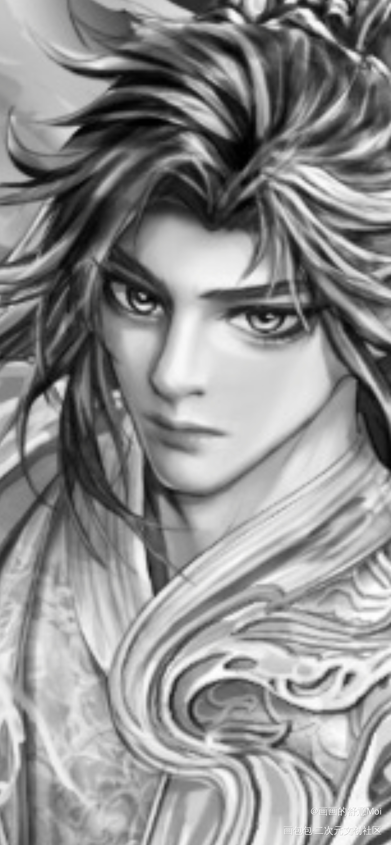 荒_荒天帝石昊古风壁纸我要上首推同人石昊完美世界古风插画接稿稿件约稿绘画作品