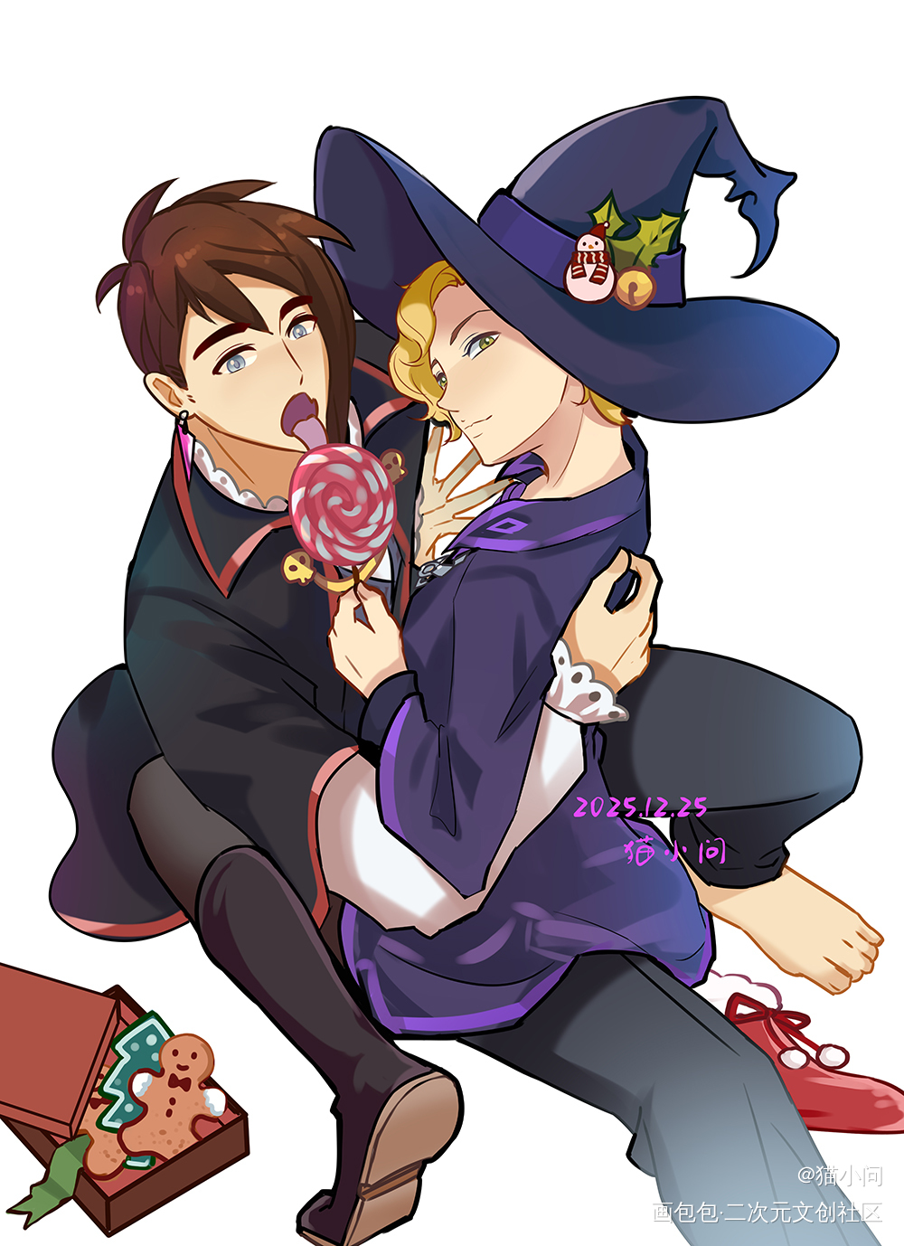 画完觉得像万圣节_圣诞节维托迦勒安柏摩根cagynsims4模拟人生4绘画作品