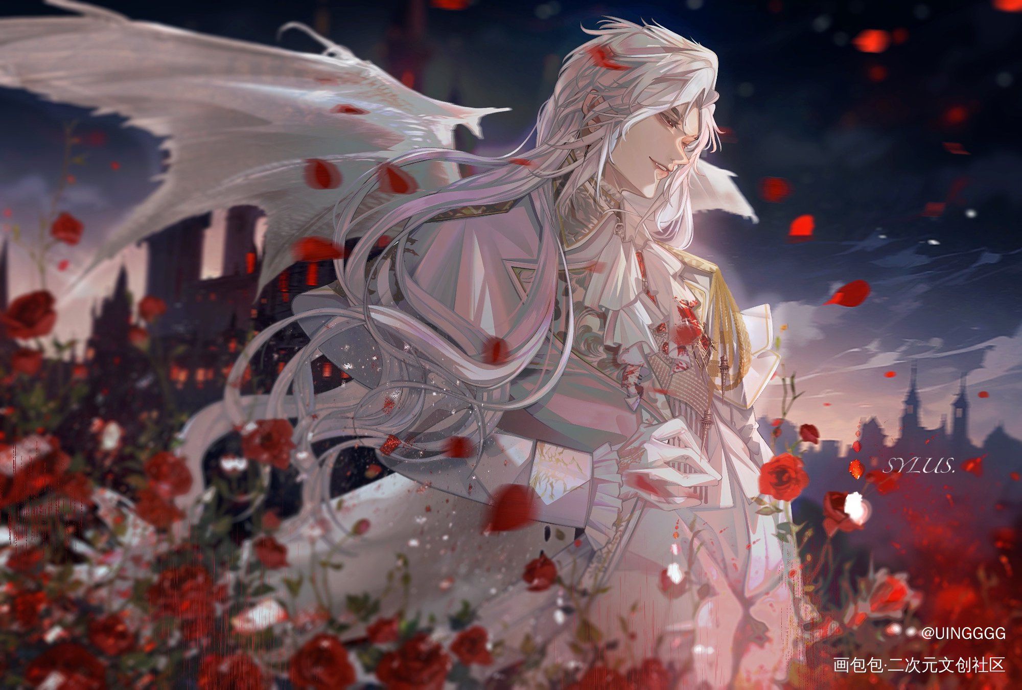 我的灵魂里，有我的爱人❤️_恋与深空恋与深空秦彻秦彻绘画作品