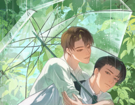 打伞方式（小潭山没有天文台）绘画作品