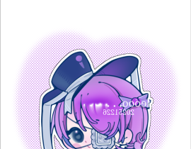 葡萄味的QQ软糖_绘画作品