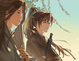 小潜只是换了件普通长袍绘画作品