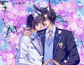 二哈现代装～_绘画作品