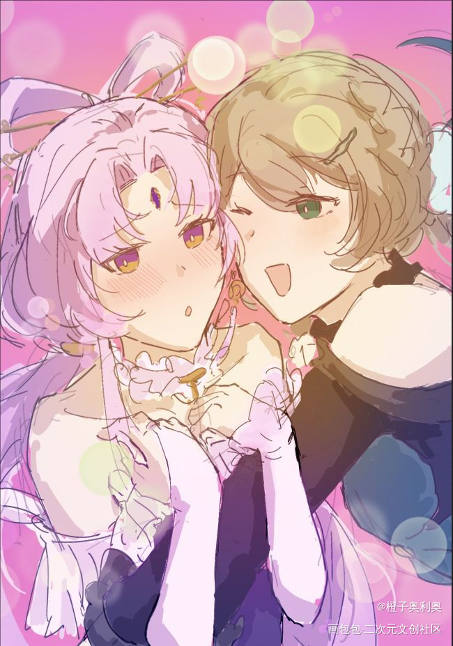 【符青符】cp向手书存档！_崩坏星穹铁道符青符手书同人BE绘画作品