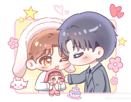 一家三口_绘画作品