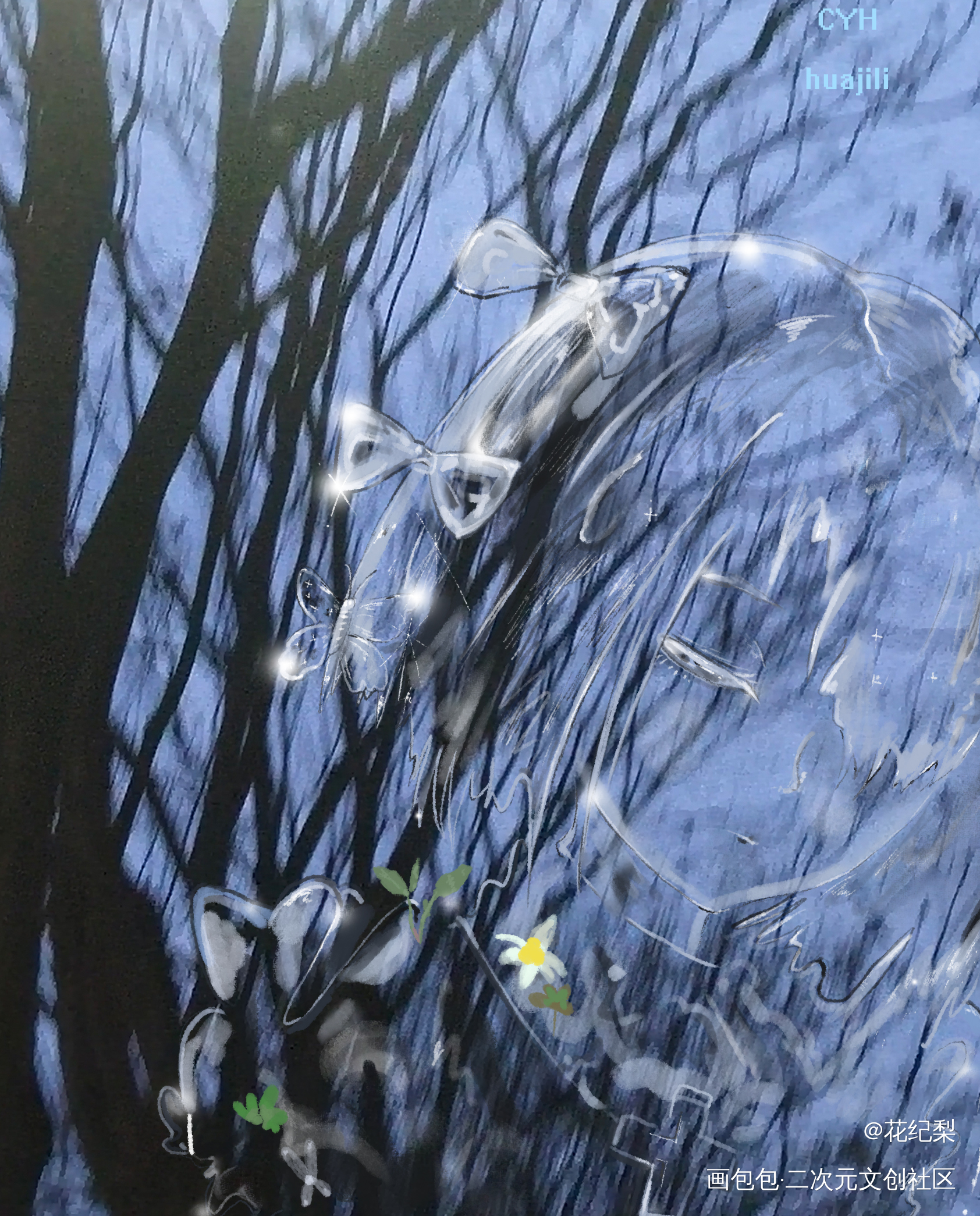 画啦～_可爱插画二次元板绘绘画原创绘画作品