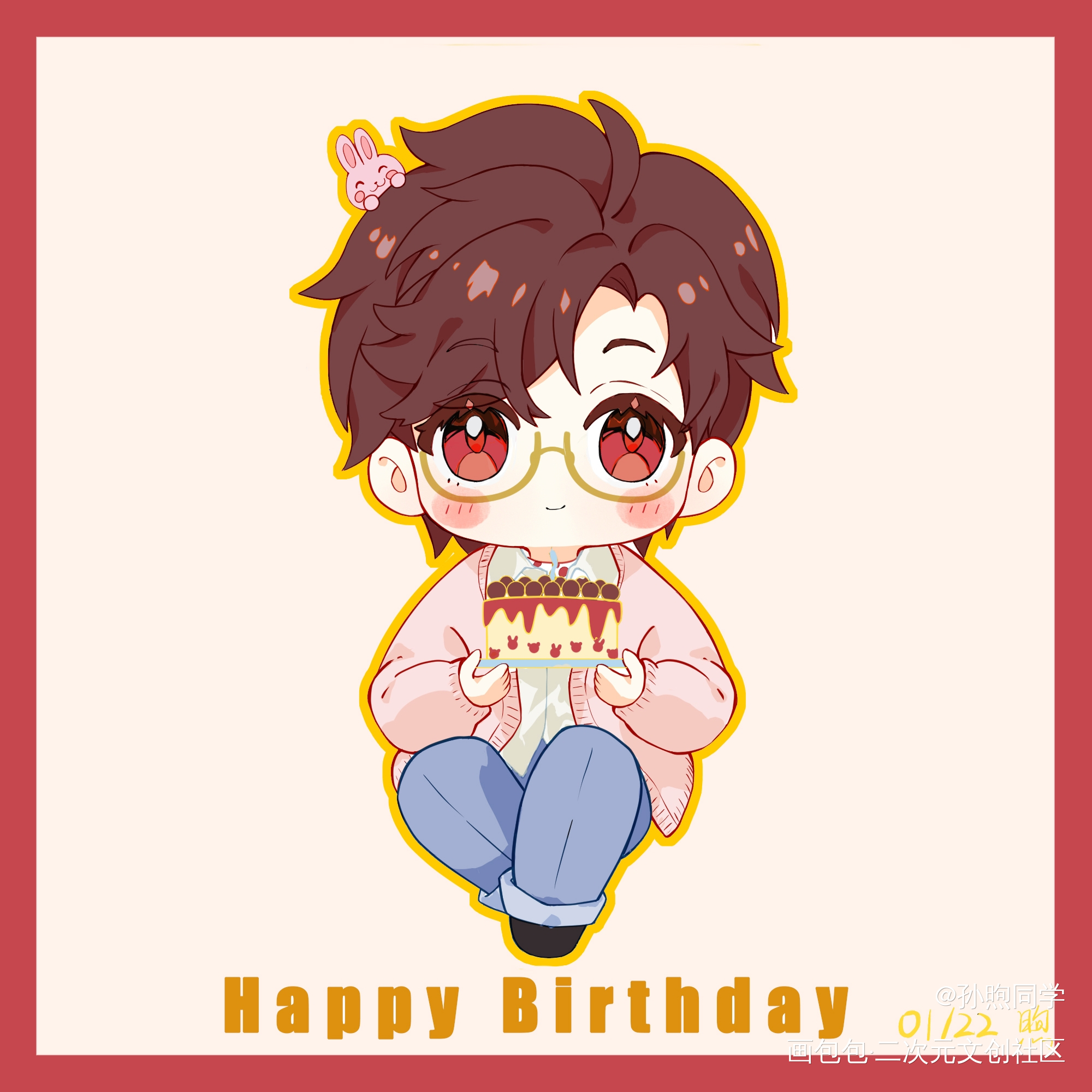 萌版66_光与夜之恋陆沉绘画作品