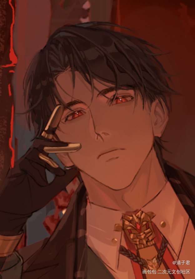 画了陆沉_光与夜之恋陆沉头像绘画绘画作品