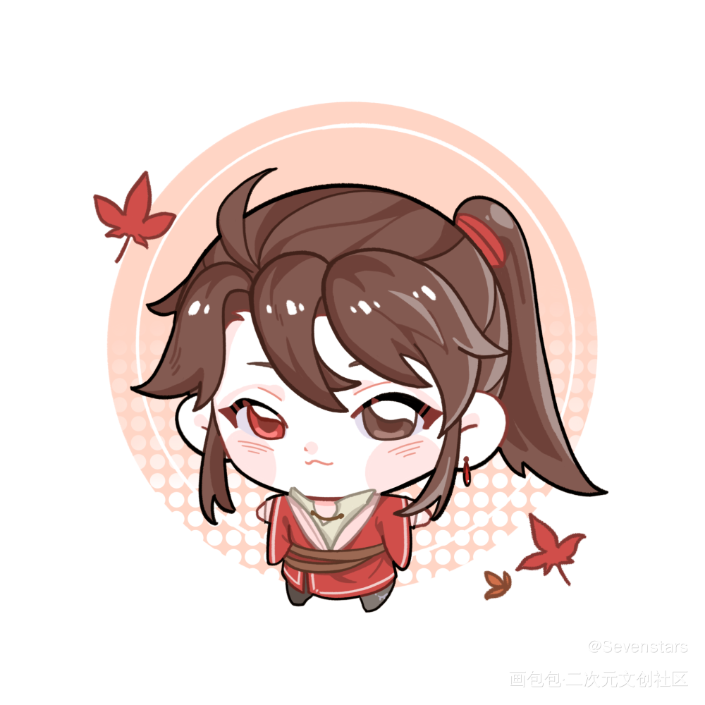 花怜小馒头_天官赐福花怜绘画作品