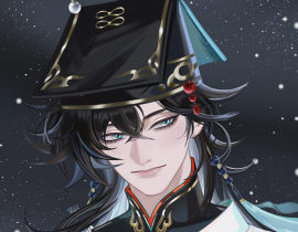 【花亦山心之月】暮色_绘画作品