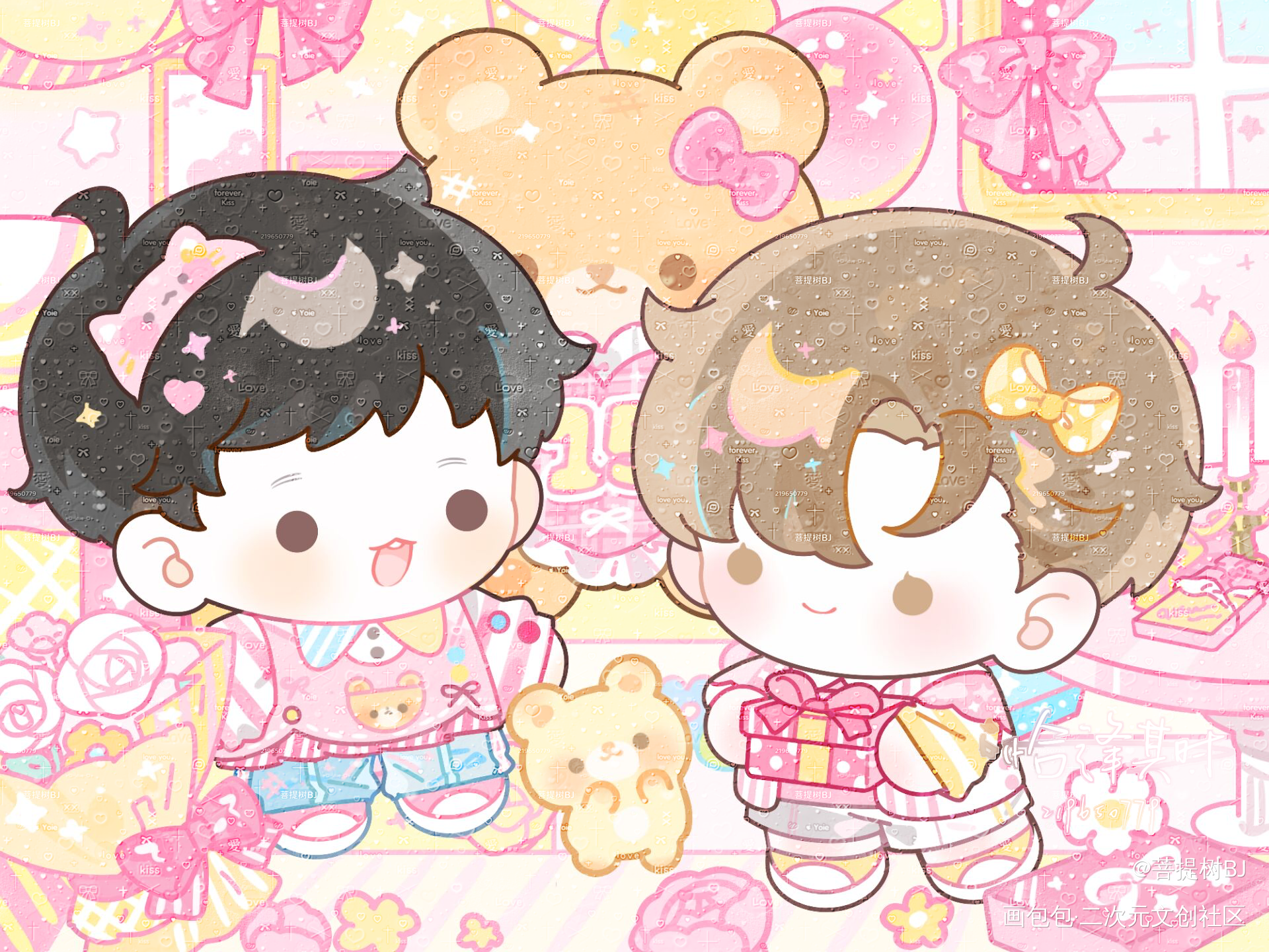 _老婆孩子热炕头188男团老婆孩子热炕头开文15周年丁小伟周谨行绘画作品