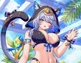 可爱猫猫～_绘画作品