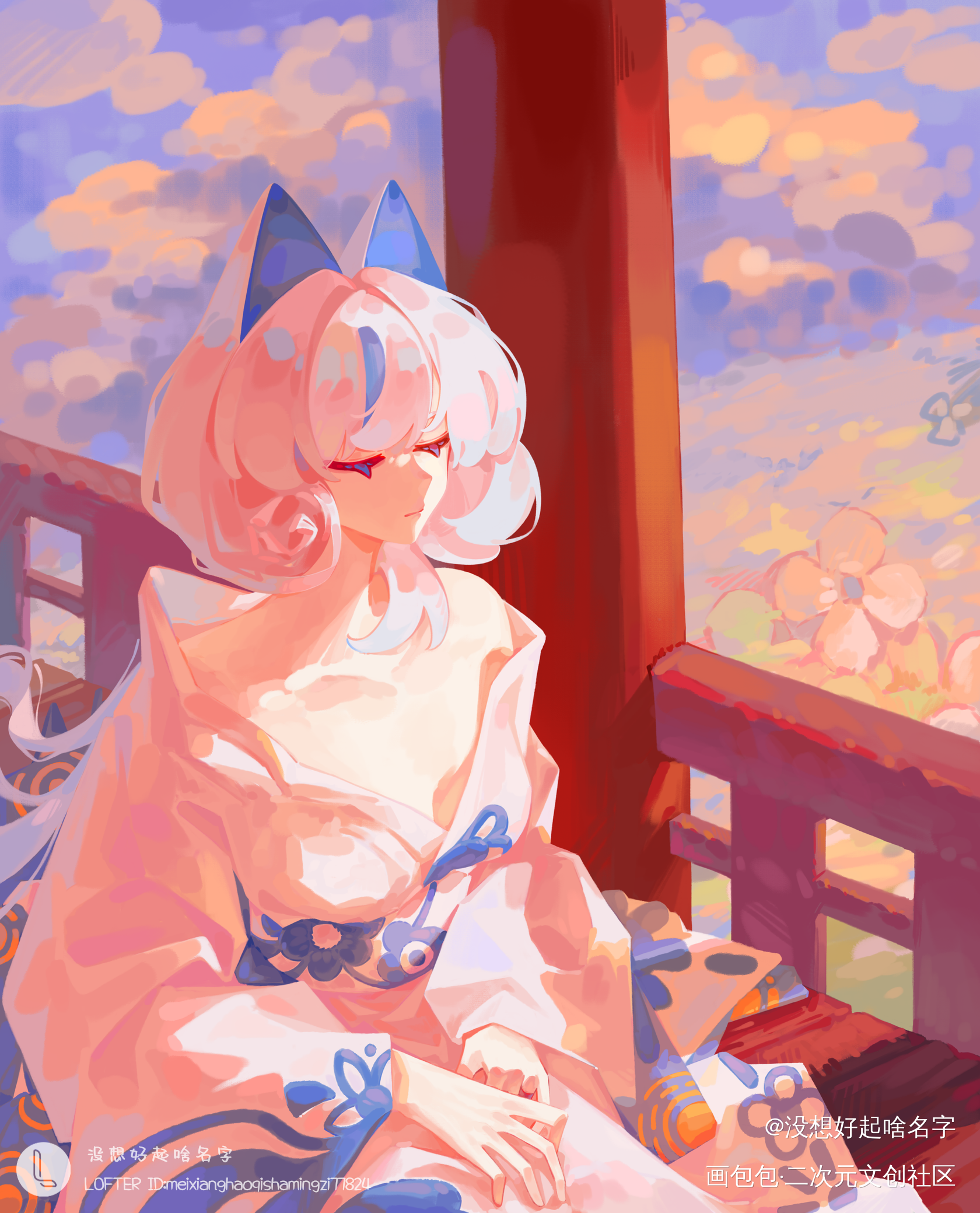 水庭花海_今日OC推荐oc绘画作品