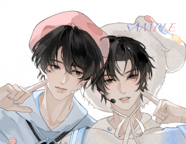 橹穆贴贴绘画作品