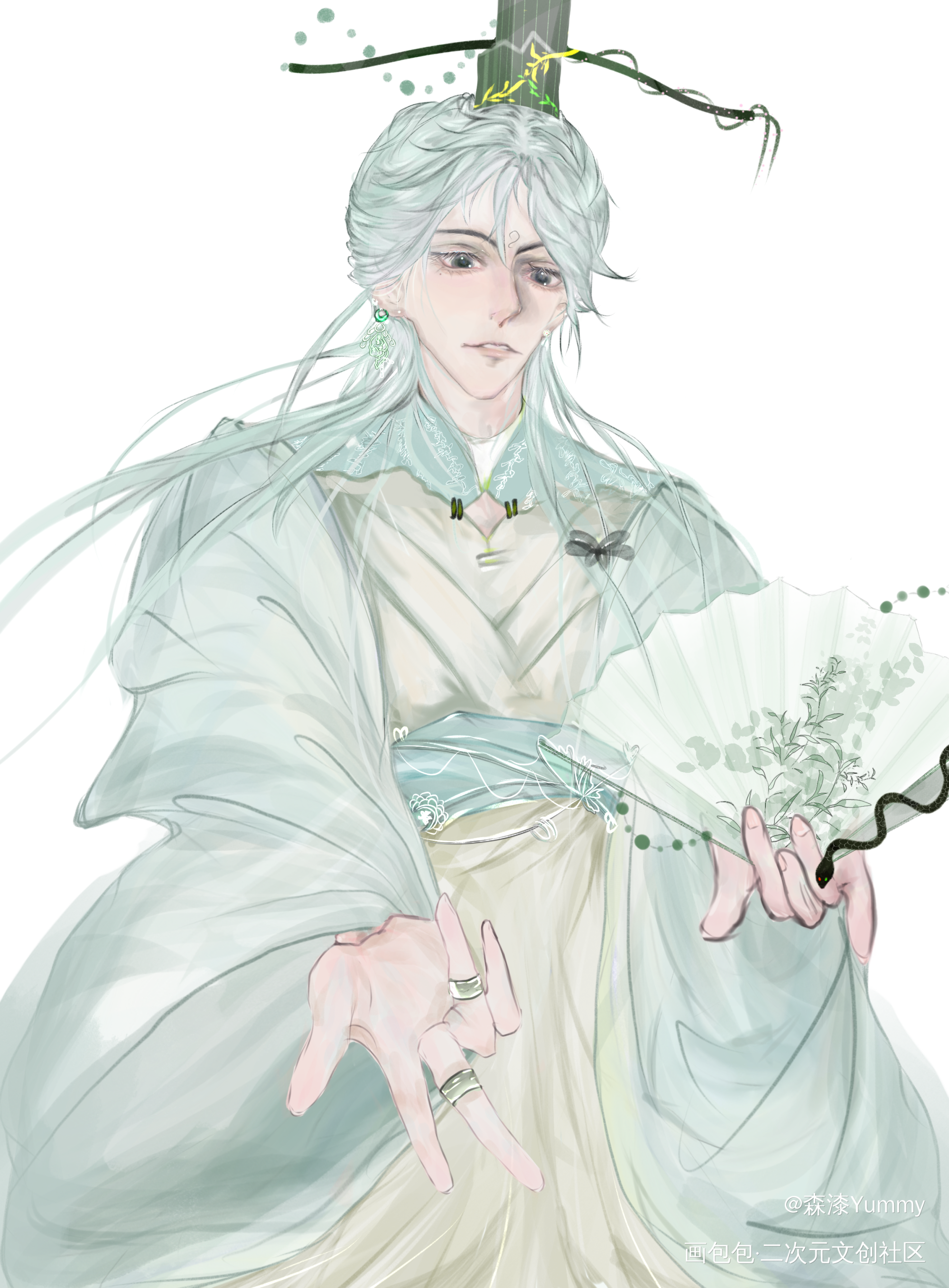 清_指绘绘画oc绘画作品