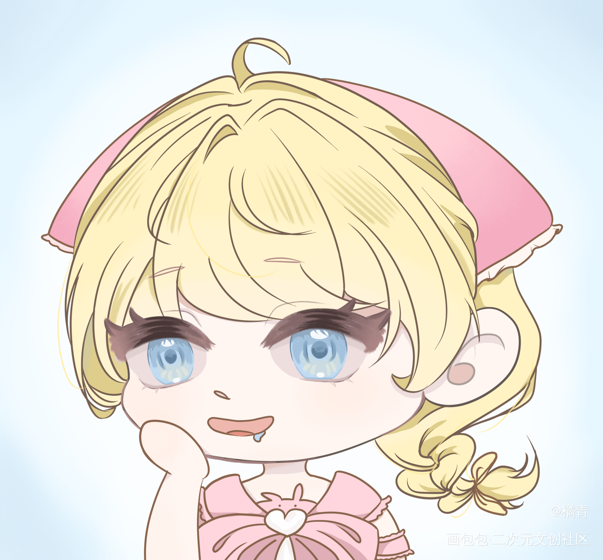  _手绘平涂Q版绘画作品