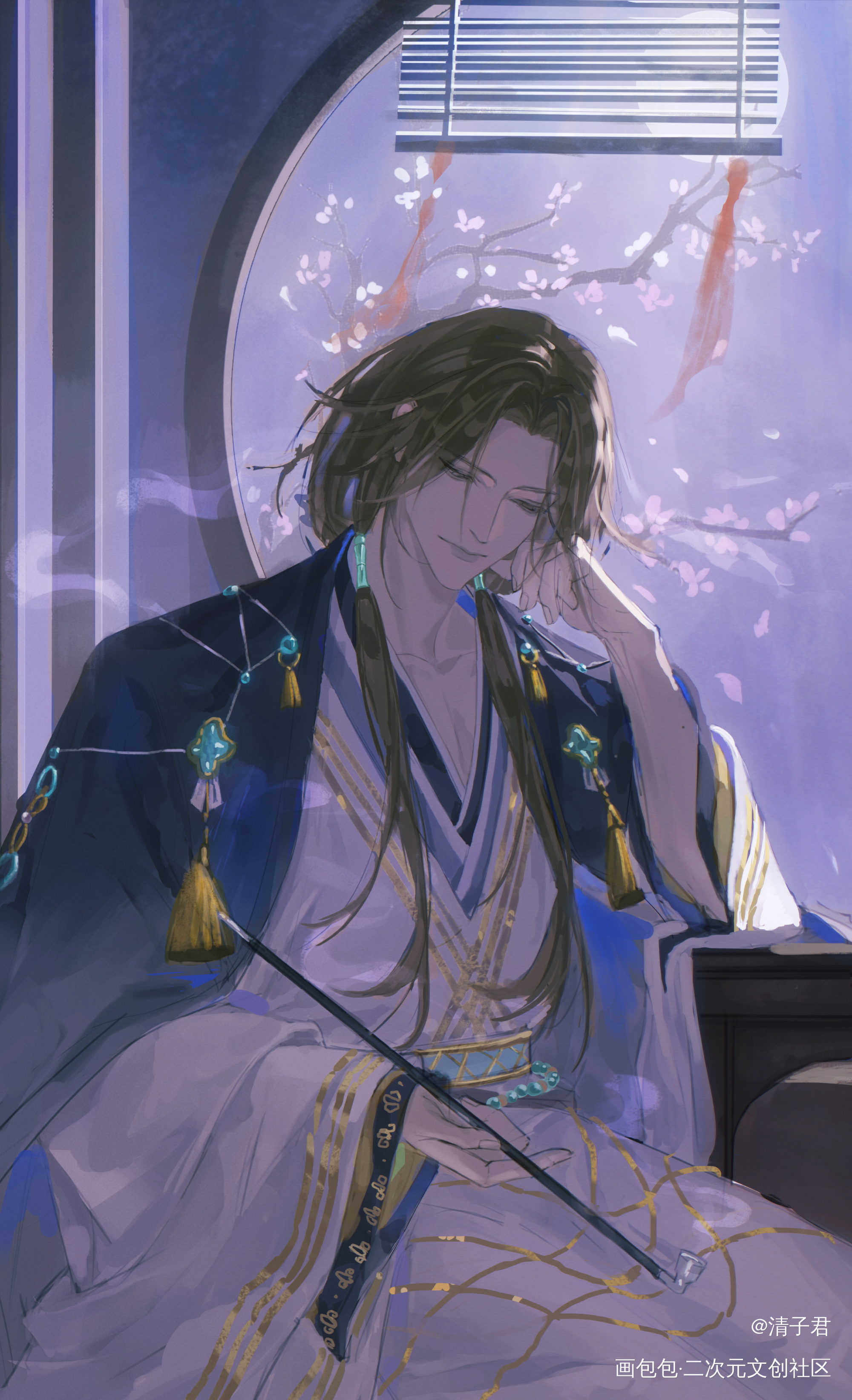 画了瑜_代号鸢如鸢周瑜我要上首推插画绘画作品