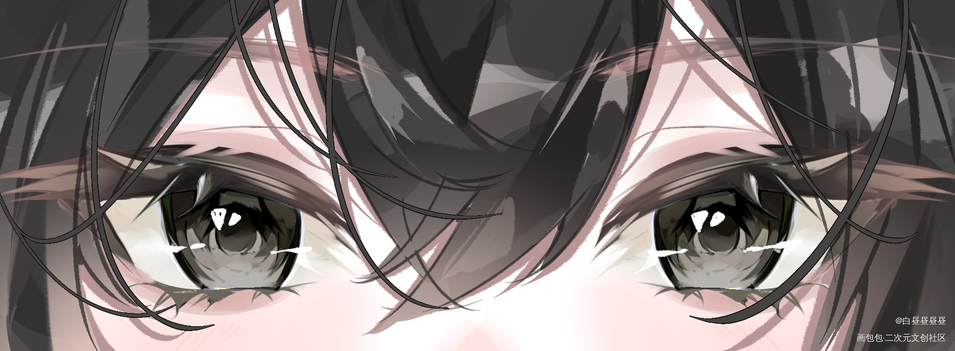 请吃塔柳眼睛条_我在惊悚游戏里封神白柳塔柳谢塔绘画作品