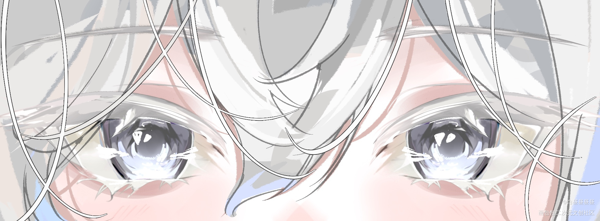 请吃塔柳眼睛条_我在惊悚游戏里封神白柳塔柳谢塔绘画作品