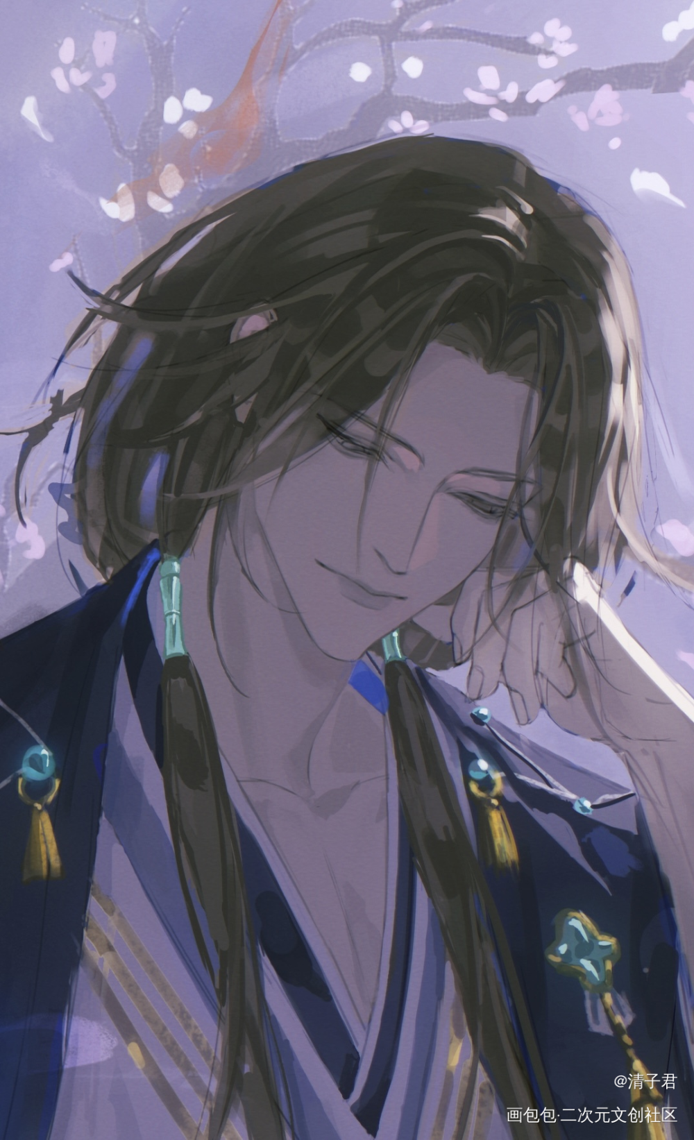 画了瑜_代号鸢如鸢周瑜我要上首推插画绘画作品