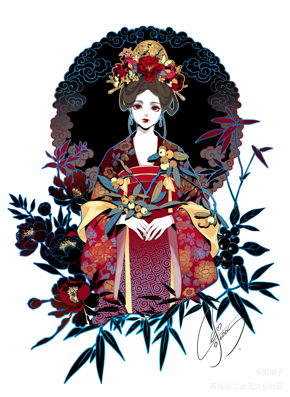 灼灼其芍_绘画作品