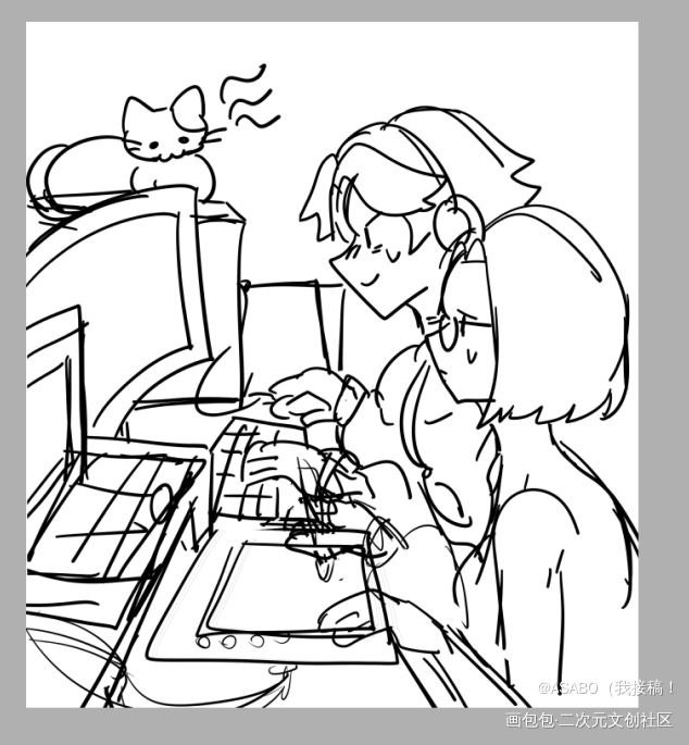 人类的悲欢并不相通_双人互动有偿接稿接稿梦女绘画作品