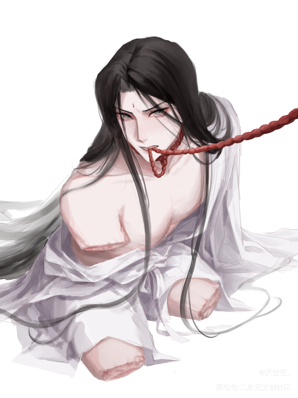 九_人渣反派自救系统沈九绘画作品