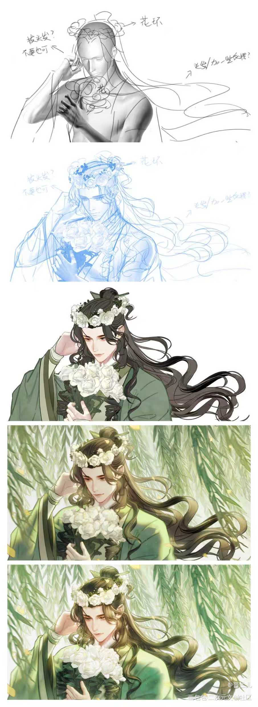 存稿发发~_顾惜朝古风头像同人约稿绘画绘画作品