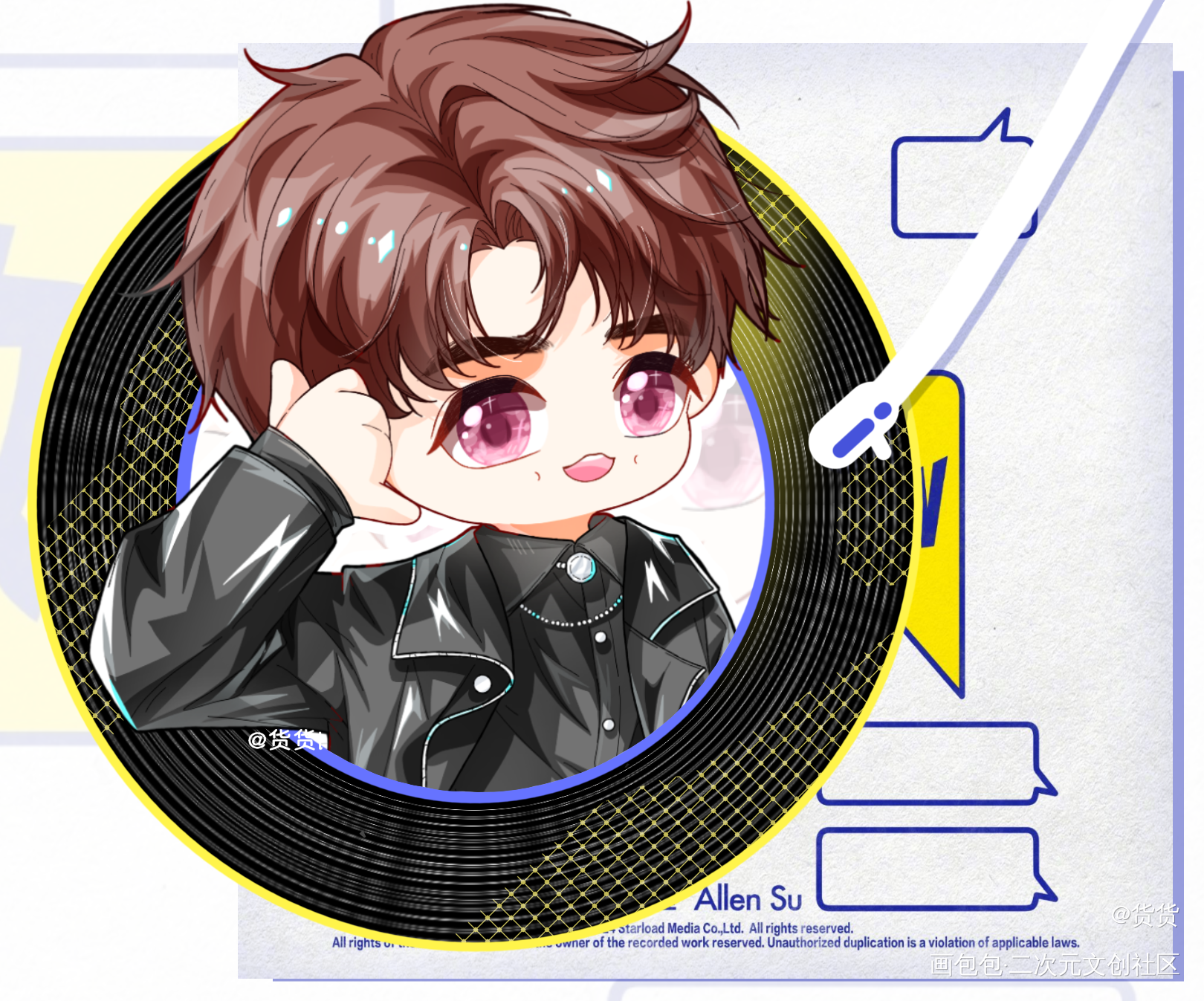 _人物练习Q版绘画作品