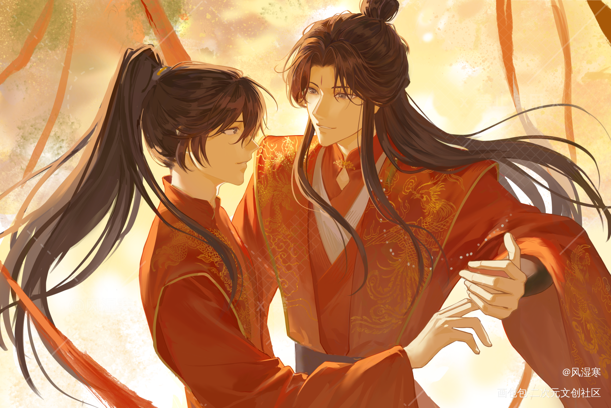 鸣潜_六爻鸣潜绘画作品